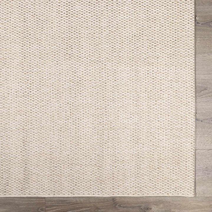 Midha Modern Solid Beige Machine Woven Rug - The Rug Decor