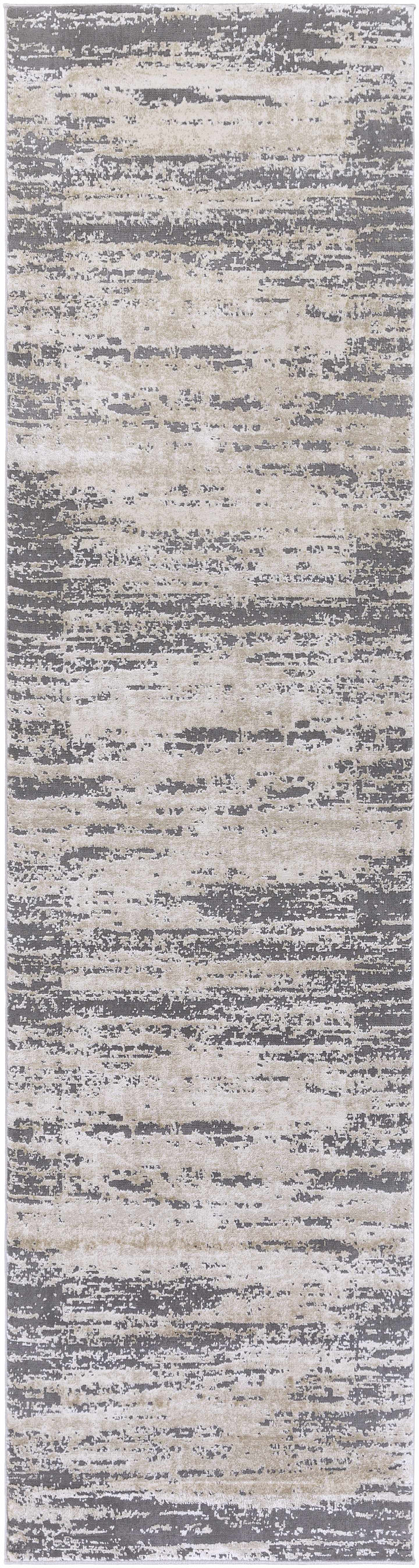 Mikana Beige And Gray Modern Abstract Design Area Rug