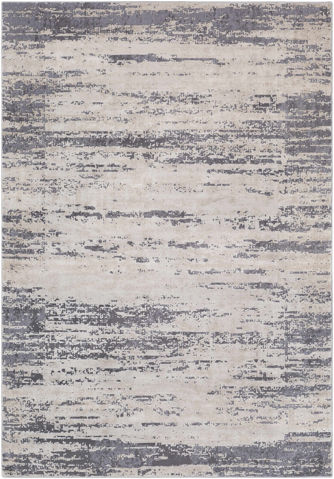 Mikana Beige And Gray Modern Abstract Design Area Rug