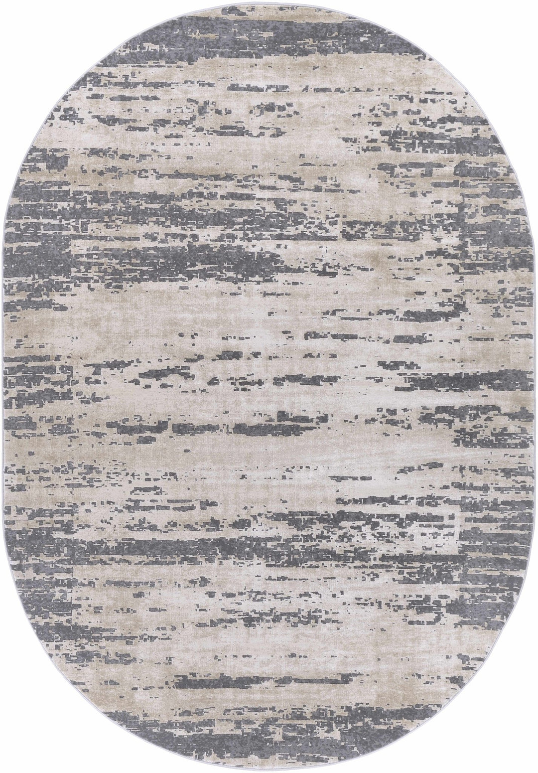 Mikana Beige And Gray Modern Abstract Design Area Rug - The Rug Decor