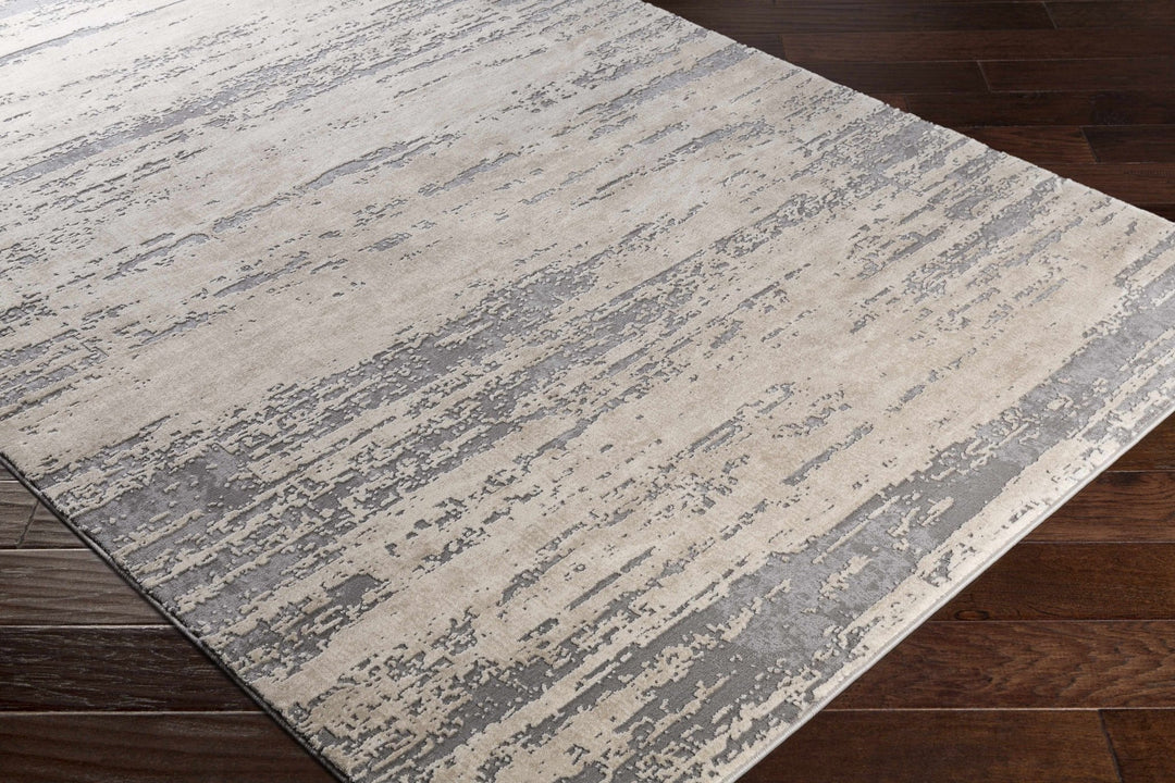 Mikana Beige And Gray Modern Abstract Design Area Rug - The Rug Decor