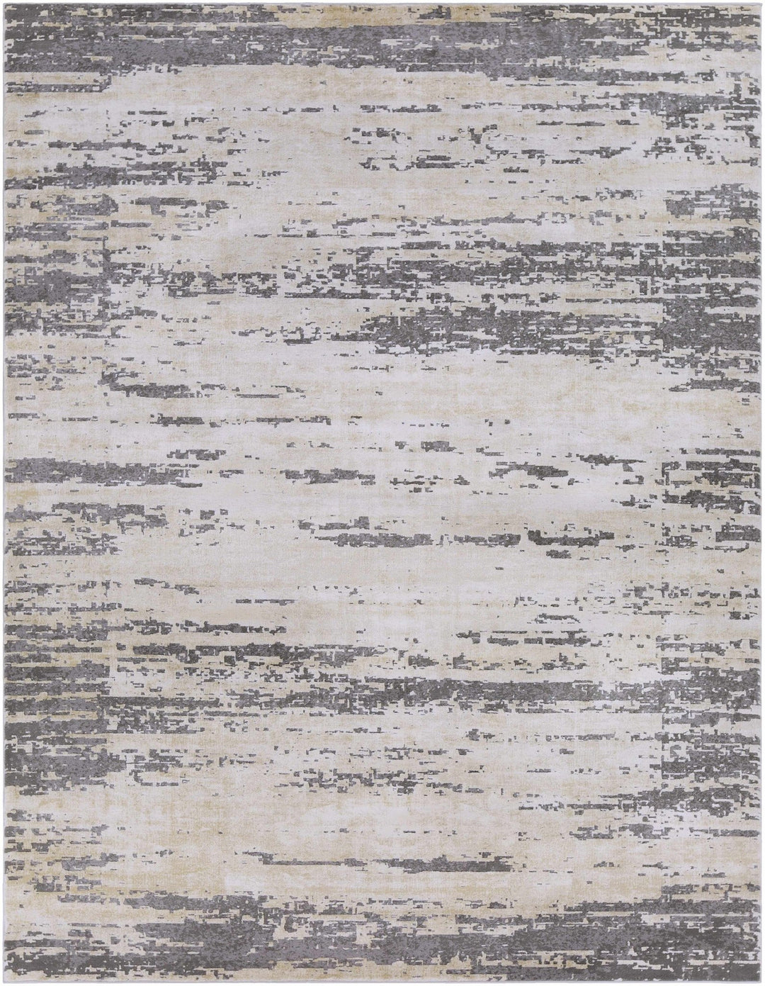Mikana Beige And Gray Modern Abstract Design Area Rug - The Rug Decor