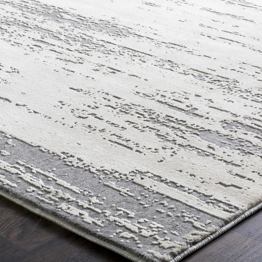 Mikana Beige And Gray Modern Abstract Design Area Rug - The Rug Decor