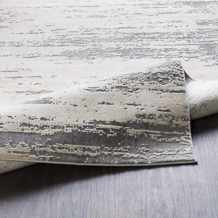 Mikana Beige And Gray Modern Abstract Design Area Rug - The Rug Decor