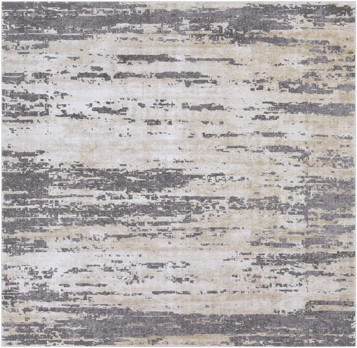 Mikana Beige And Gray Modern Abstract Design Area Rug - The Rug Decor