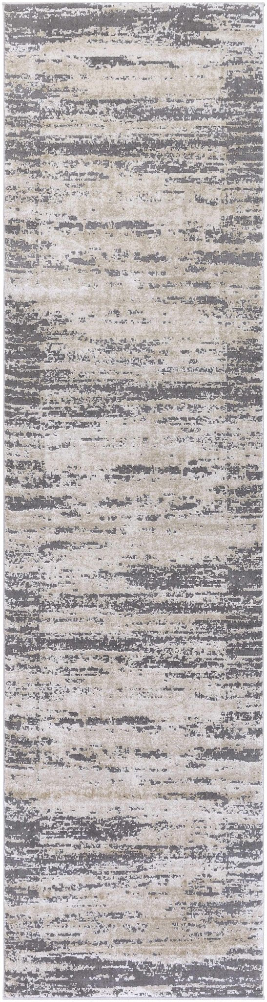 Mikana Beige And Gray Modern Abstract Design Area Rug - The Rug Decor