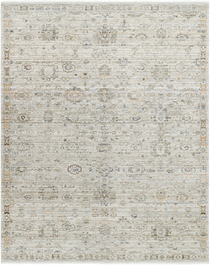 Mikia Traditional Gray Outdoor Machine Woven Rug - The Rug Decor