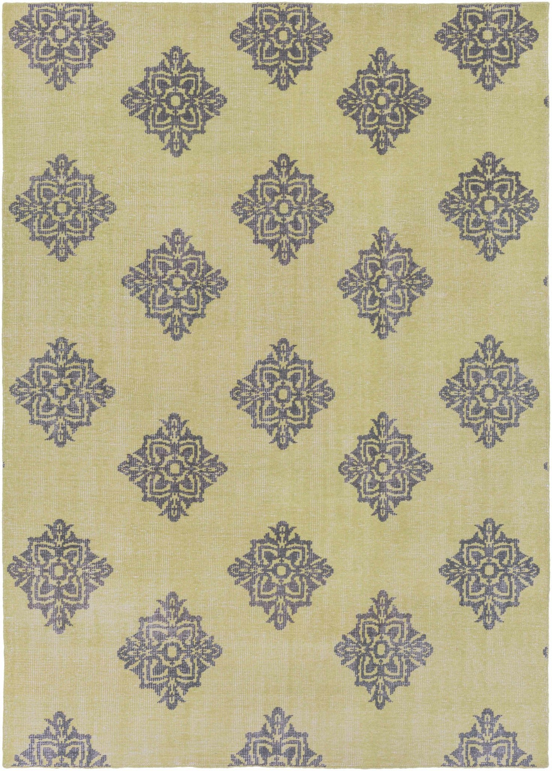 Milbank Modern Charcoal And Olive Hand Knotted Wool Area Rug - The Rug Decor