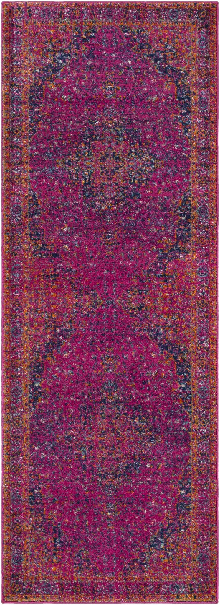 Milliken Traditional Style Purple And Blue Area Rug - The Rug Decor