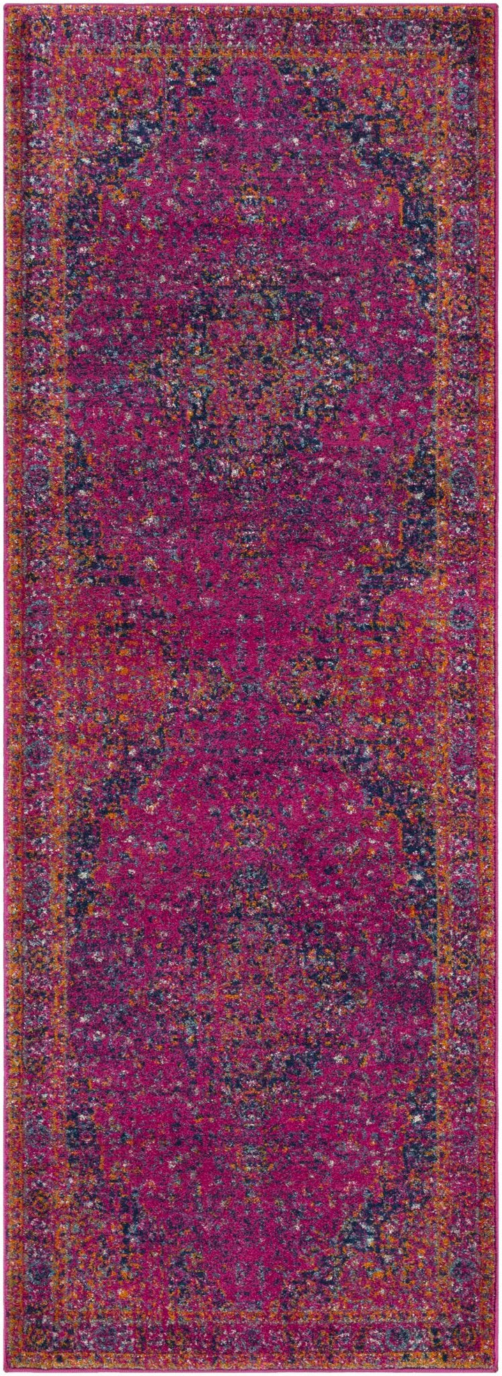 Milliken Traditional Style Purple And Blue Area Rug - The Rug Decor