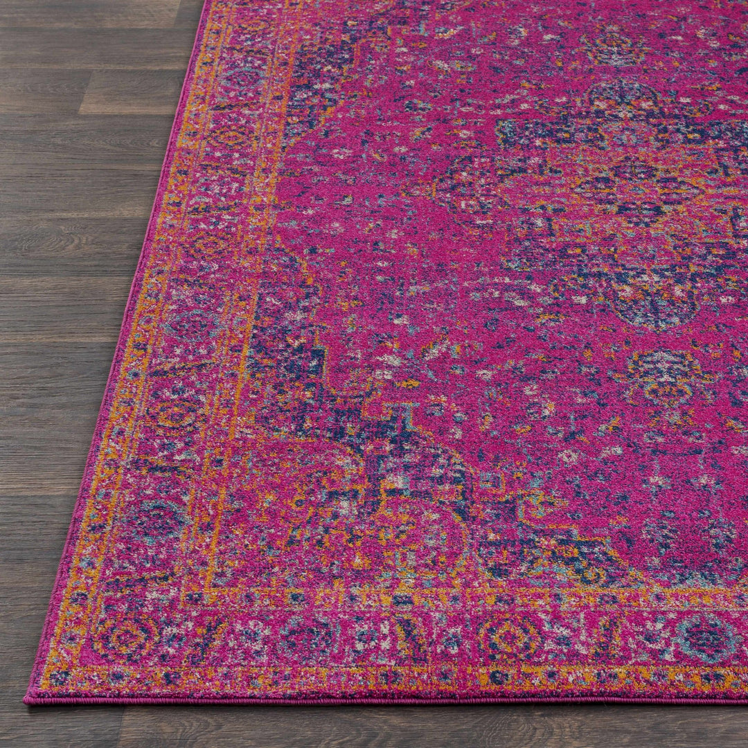 Milliken Traditional Style Purple And Blue Area Rug - The Rug Decor