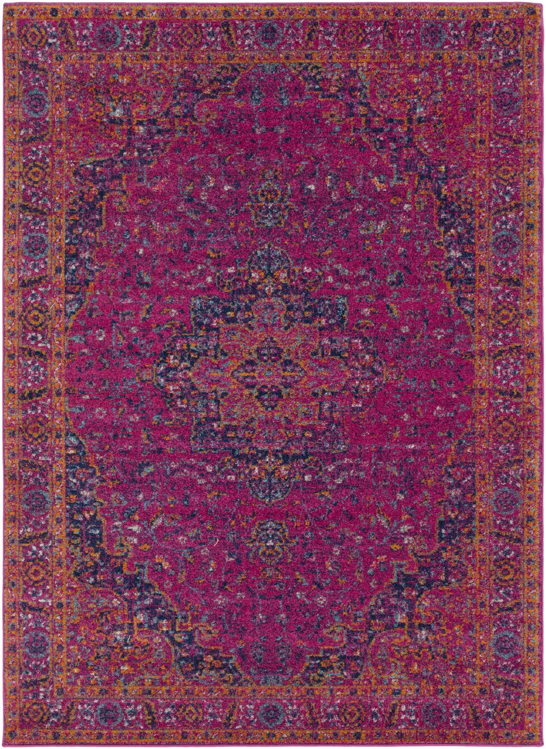 Milliken Traditional Style Purple And Blue Area Rug - The Rug Decor