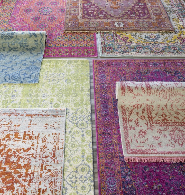 Milliken Traditional Style Purple And Blue Area Rug - The Rug Decor