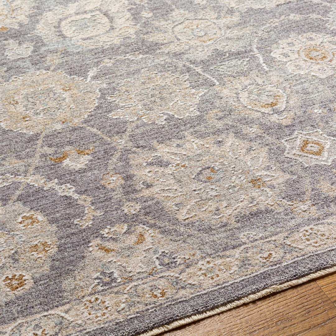 Mimarsinan Traditional Floral Design Beige And Gray Area Rug - The Rug Decor