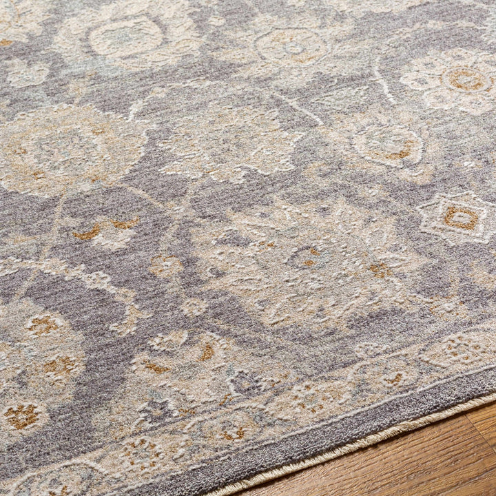Mimarsinan Traditional Floral Design Beige And Gray Area Rug - The Rug Decor