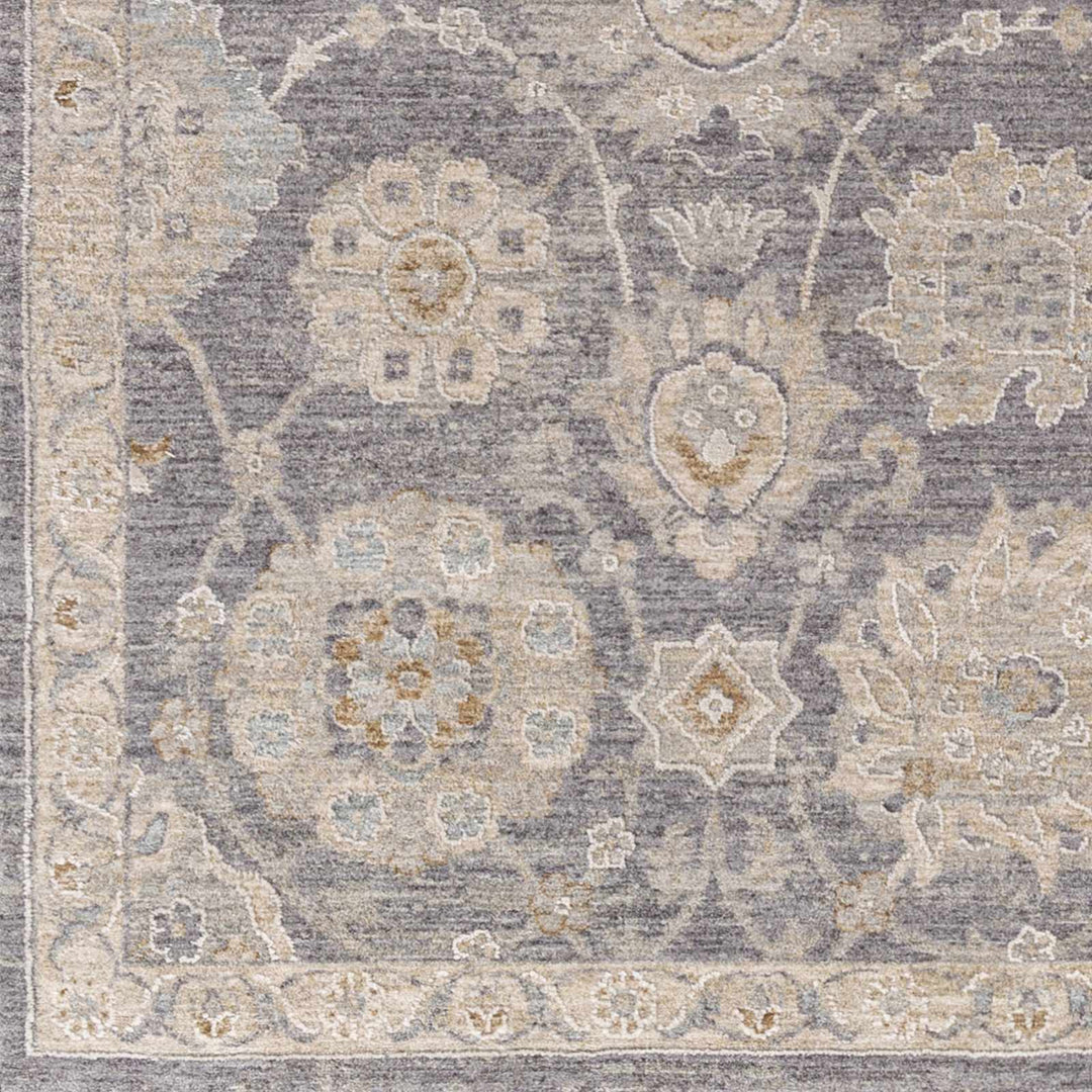 Mimarsinan Traditional Floral Design Beige And Gray Area Rug - The Rug Decor