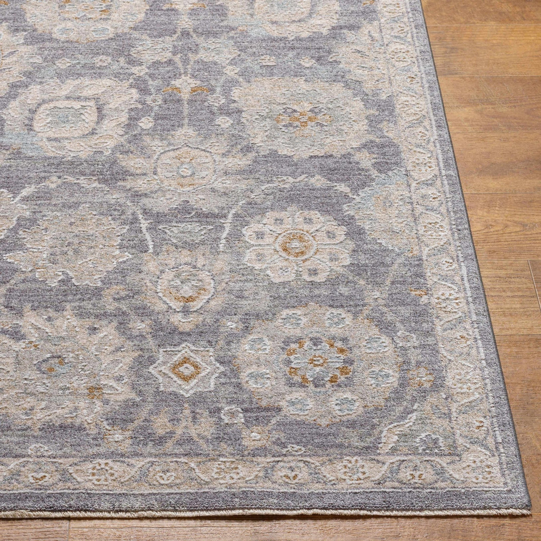 Mimarsinan Traditional Floral Design Beige And Gray Area Rug - The Rug Decor