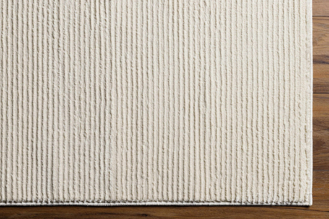 Mimi Beige Modern Solid Design Washable Rug - The Rug Decor