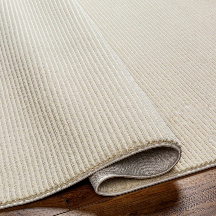 Mimi Beige Modern Solid Design Washable Rug - The Rug Decor