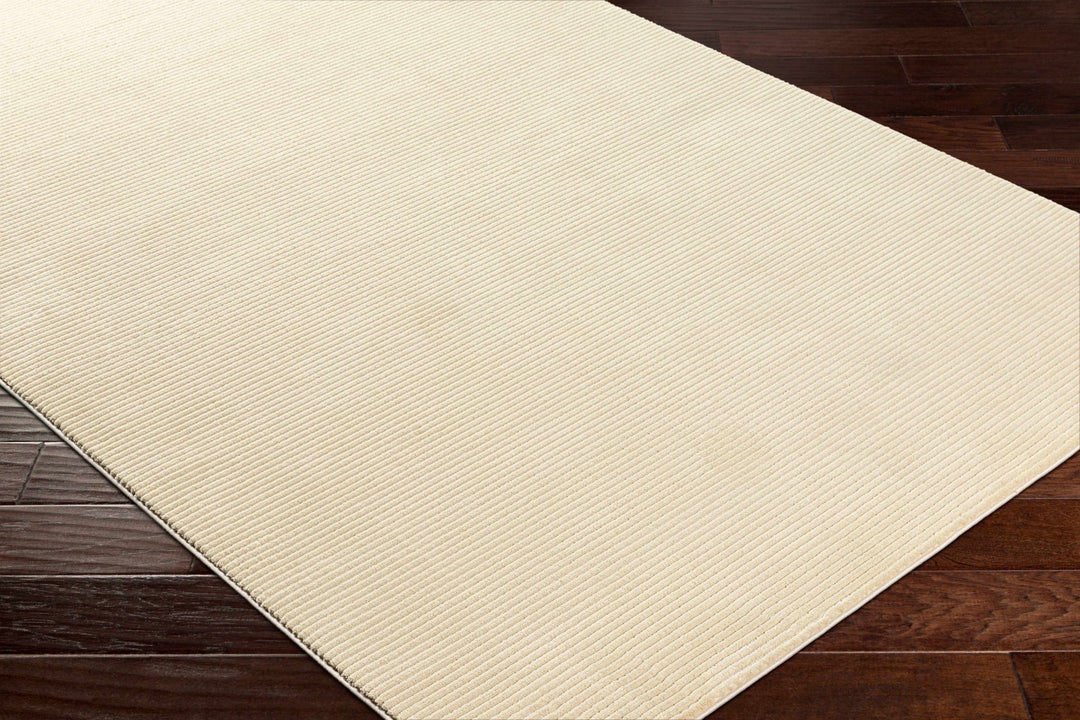 Mimi Beige Modern Solid Design Washable Rug - The Rug Decor