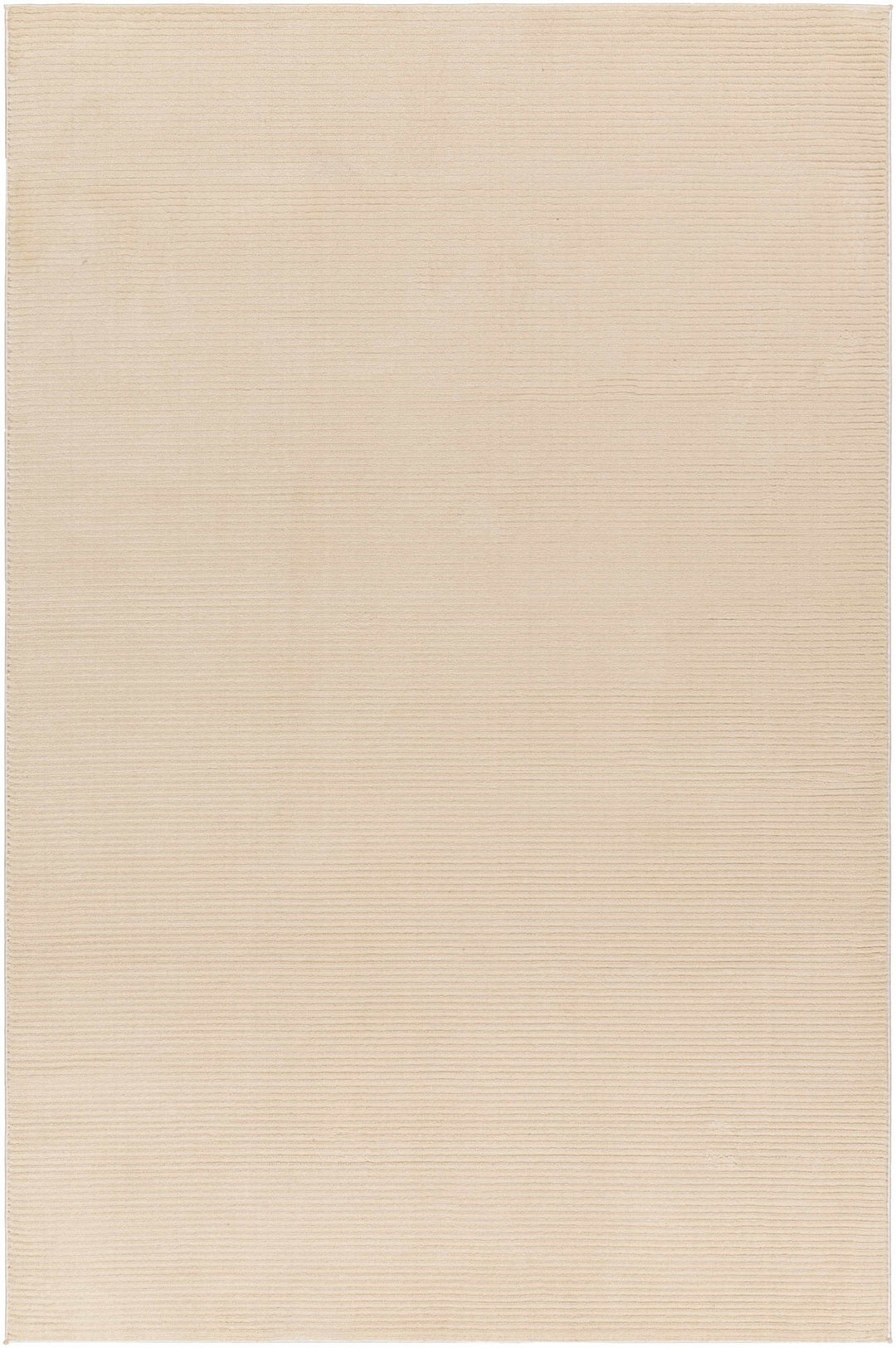 Mimi Beige Modern Solid Design Washable Rug - The Rug Decor