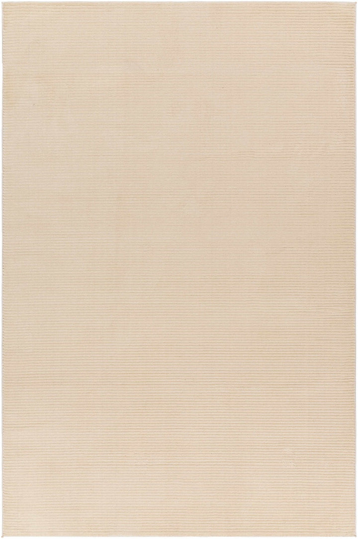 Mimi Beige Modern Solid Design Washable Rug - The Rug Decor