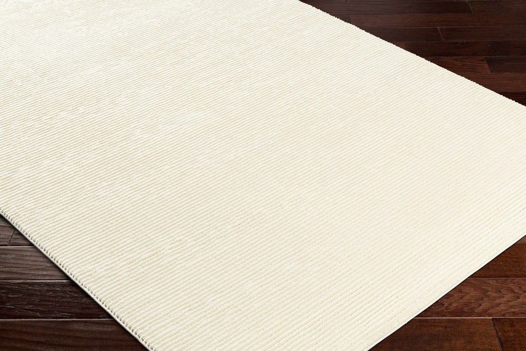Mimi Beige Modern Solid Design Washable Rug - The Rug Decor