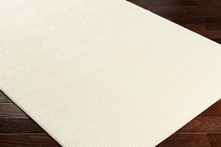 Mimi Beige Modern Solid Design Washable Rug - The Rug Decor