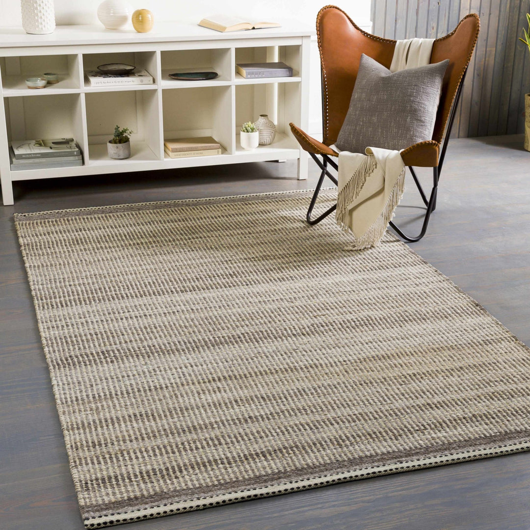 Minare Beige Modern Style Hand Woven Jute Area Rug - The Rug Decor