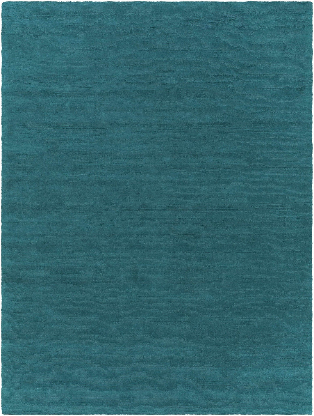 Minford Modern Solid Teal Wool Area Rug - The Rug Decor