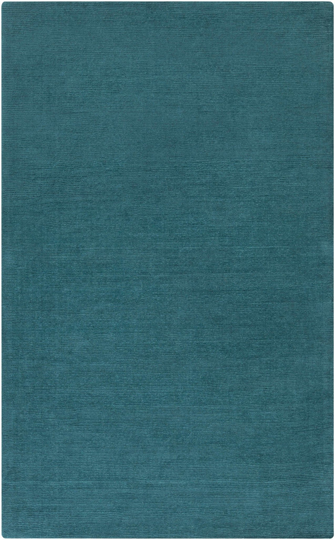 Minford Modern Solid Teal Wool Area Rug - The Rug Decor