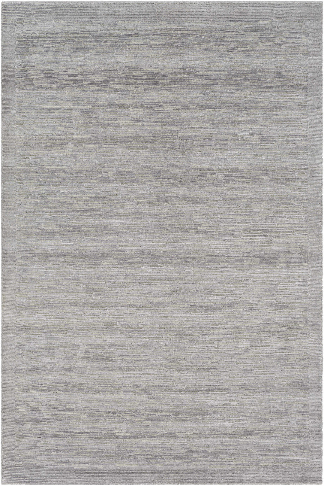 Mingenew Gray Modern Style Hand Knotted Wool Area Rug