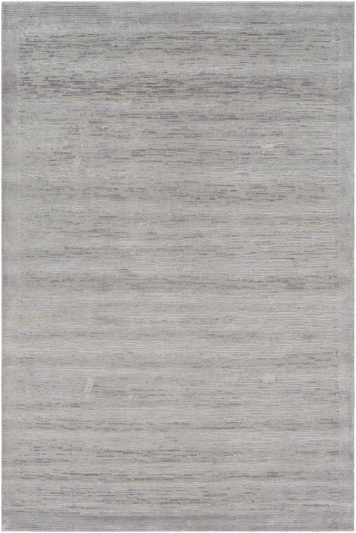 Mingenew Gray Modern Style Hand Knotted Wool Area Rug
