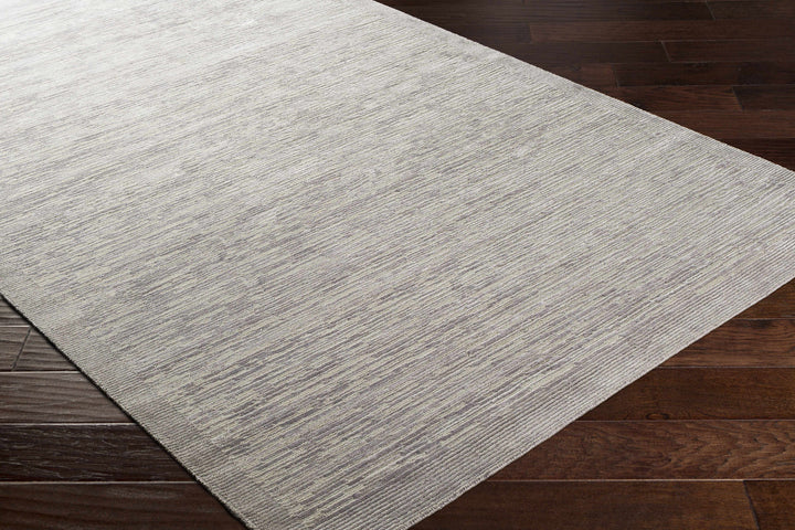 Mingenew Gray Modern Style Hand Knotted Wool Area Rug