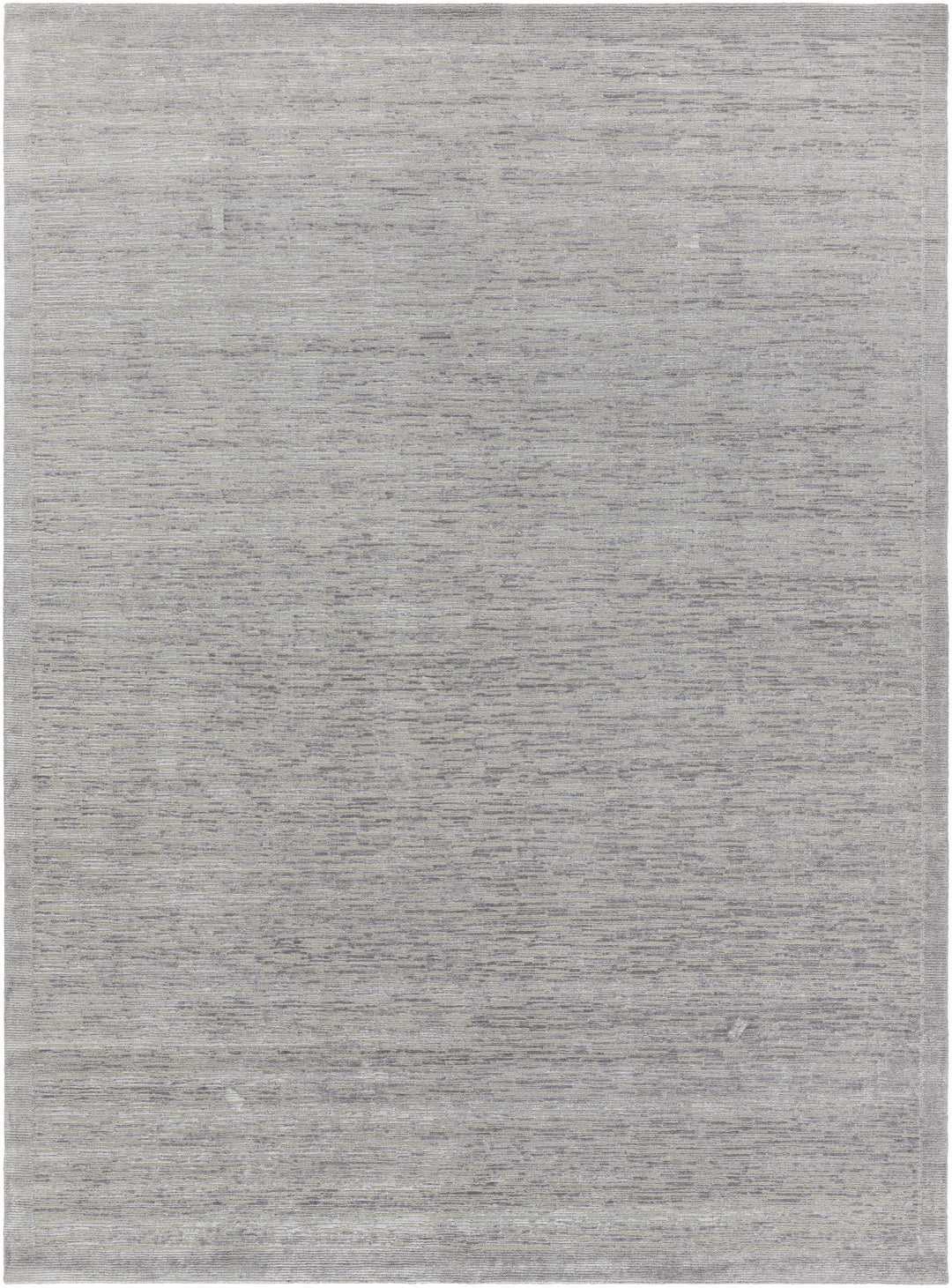 Mingenew Gray Modern Style Hand Knotted Wool Area Rug