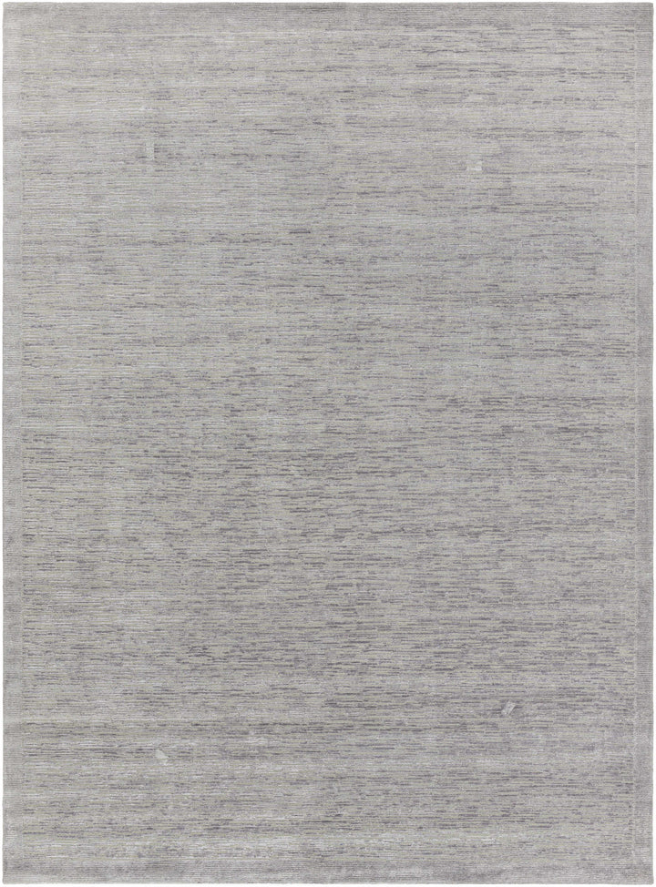 Mingenew Gray Modern Style Hand Knotted Wool Area Rug