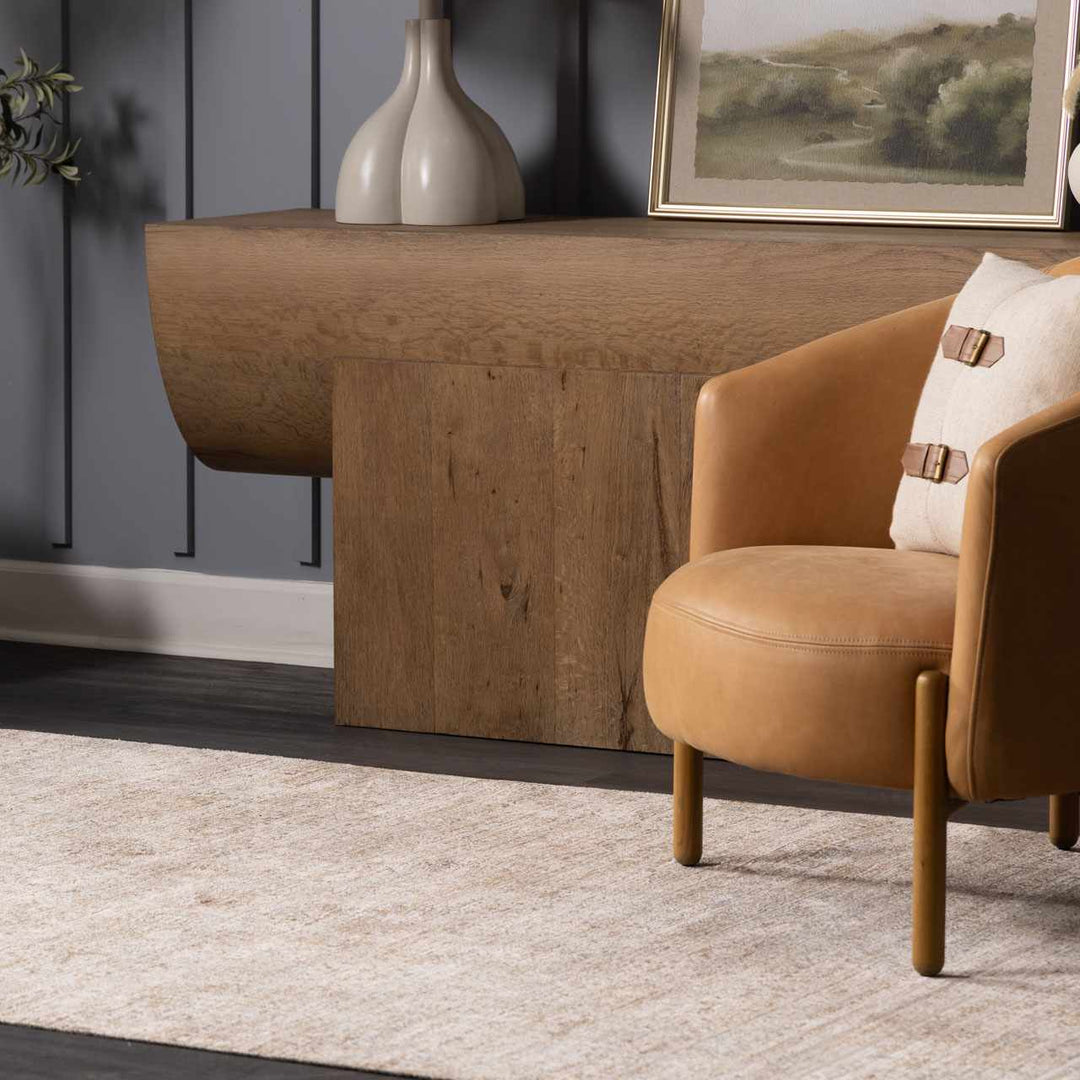 Mirah Traditional Gray And Brown Washable Area Rug - The Rug Decor