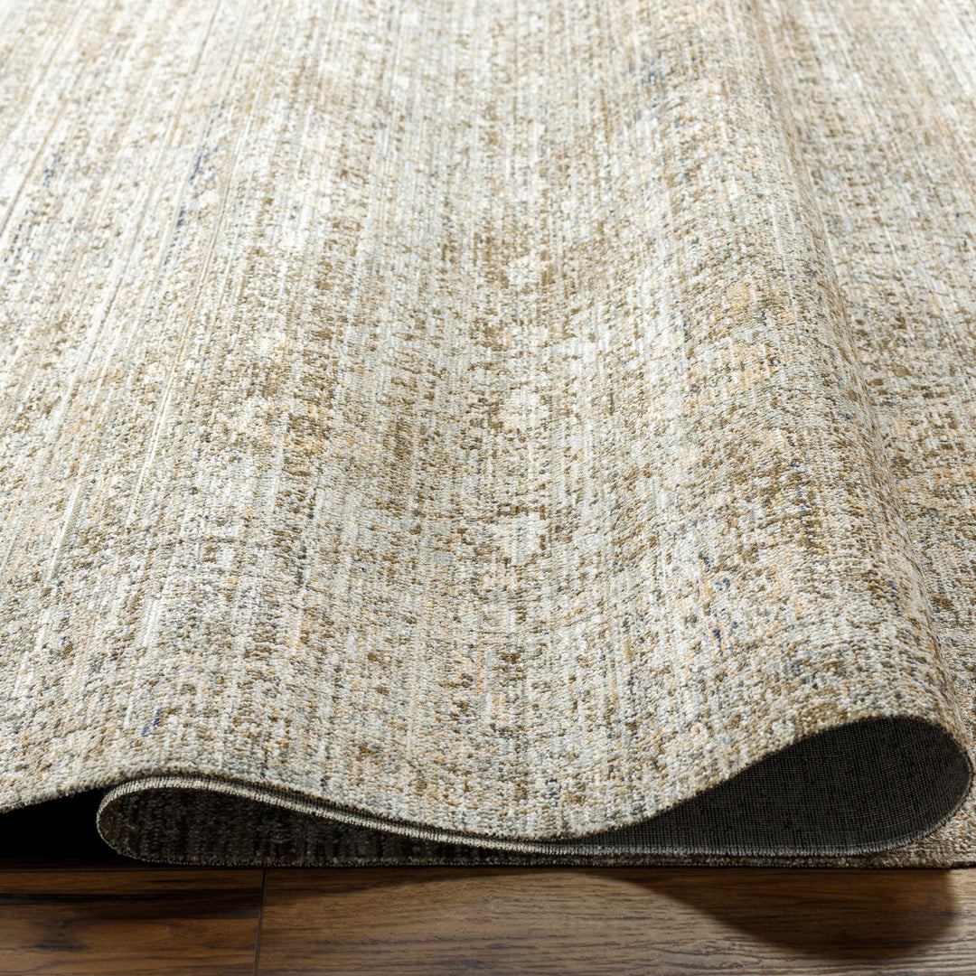Mirah Traditional Gray And Brown Washable Area Rug - The Rug Decor