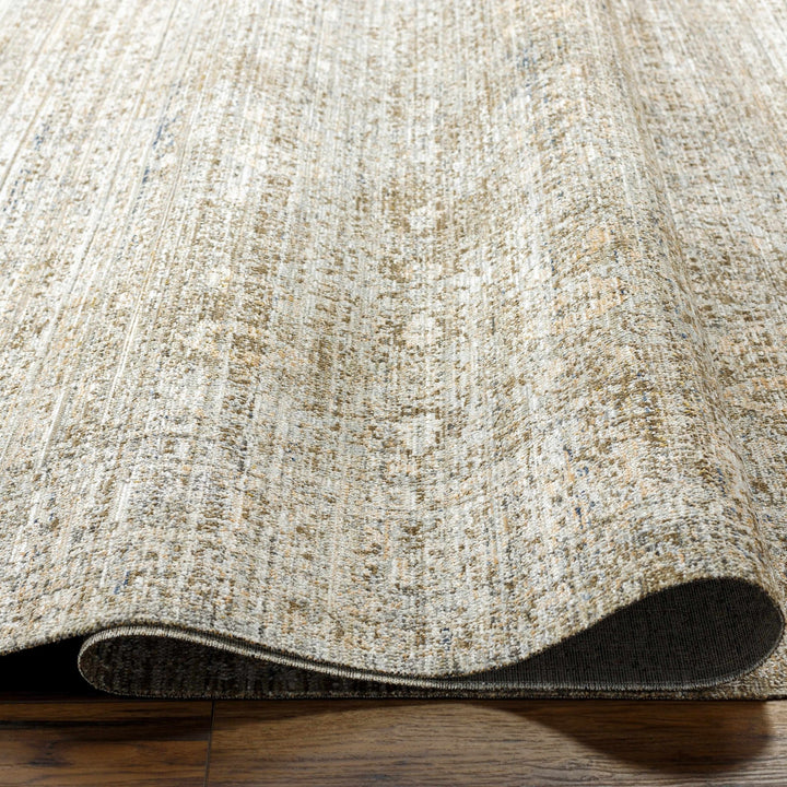 Mirah Traditional Gray And Brown Washable Area Rug - The Rug Decor