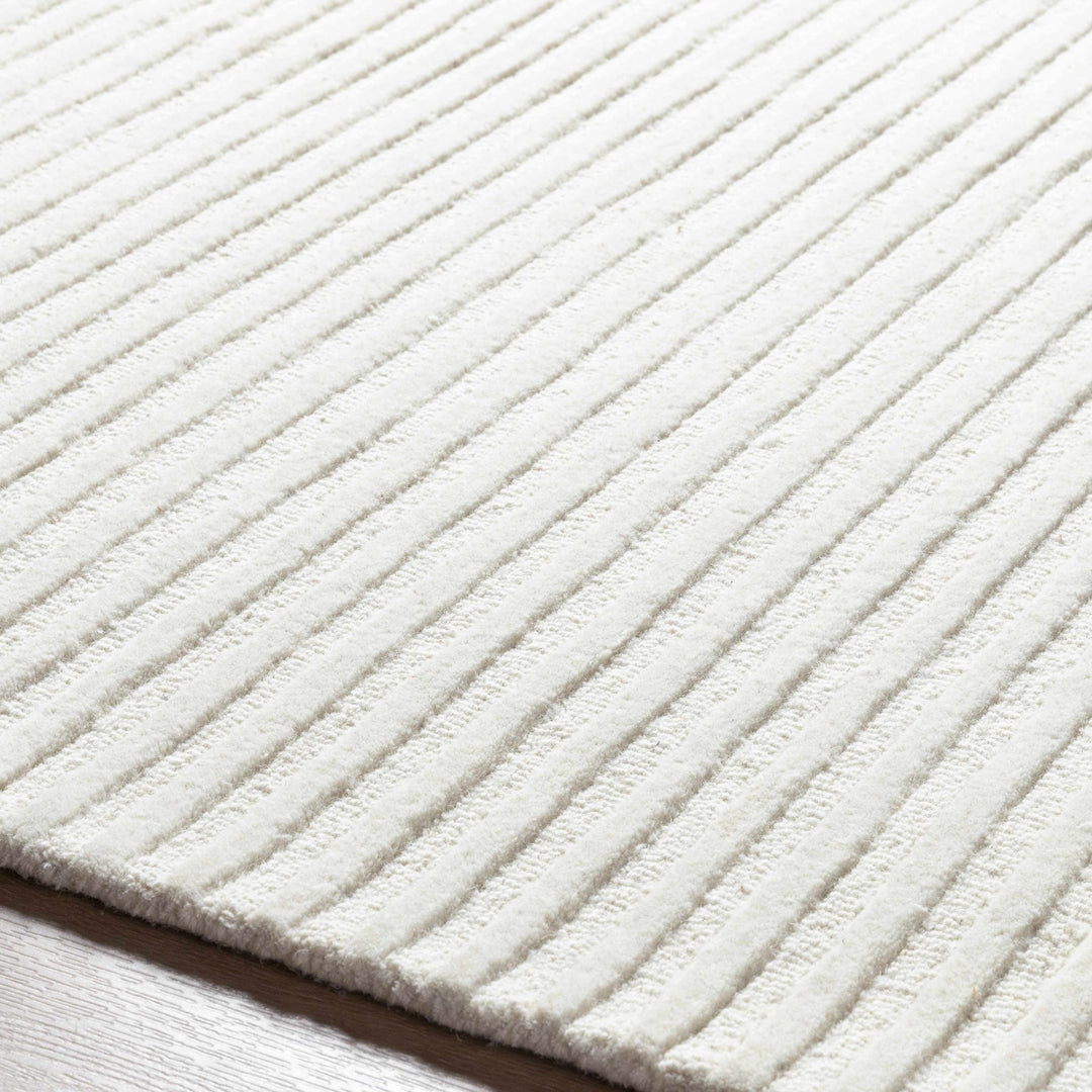 Missa White Contemporary Style Hand Tufted Wool Area Rug - The Rug Decor