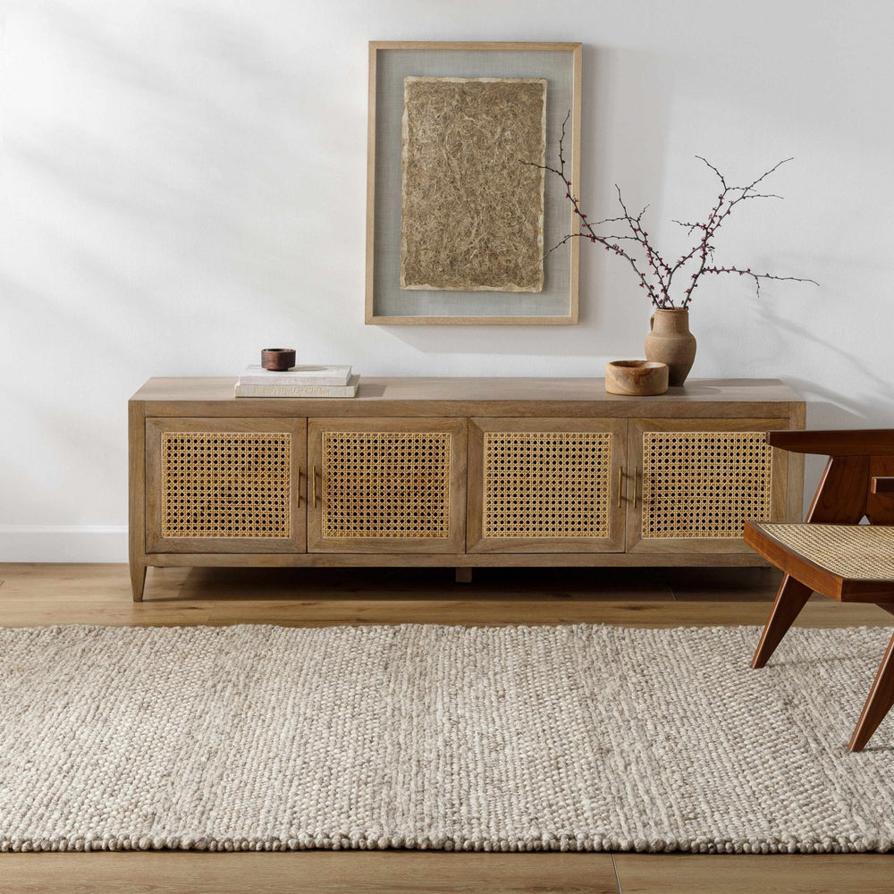 Mitzy Contemporary Style Beige Rug - The Rug Decor