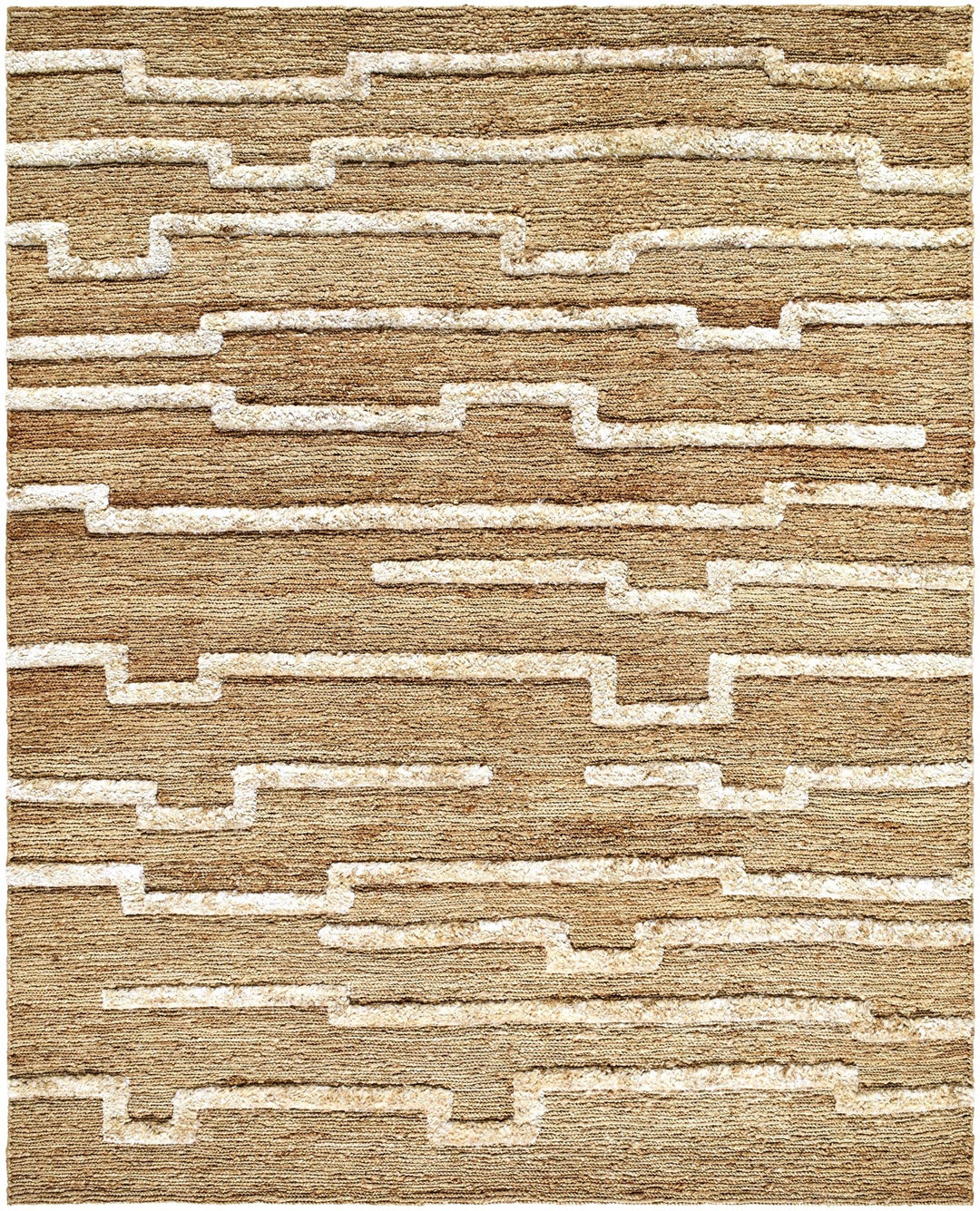 Miya Contemporary Brown And Beige Area Rug - The Rug Decor
