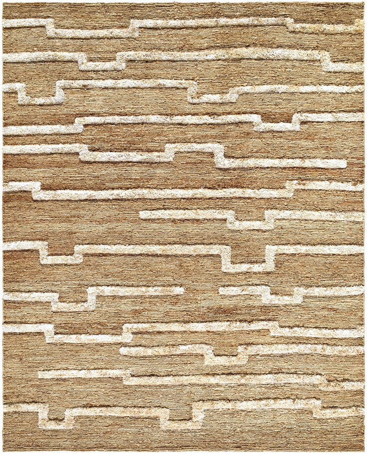 Miya Contemporary Brown And Beige Area Rug - The Rug Decor