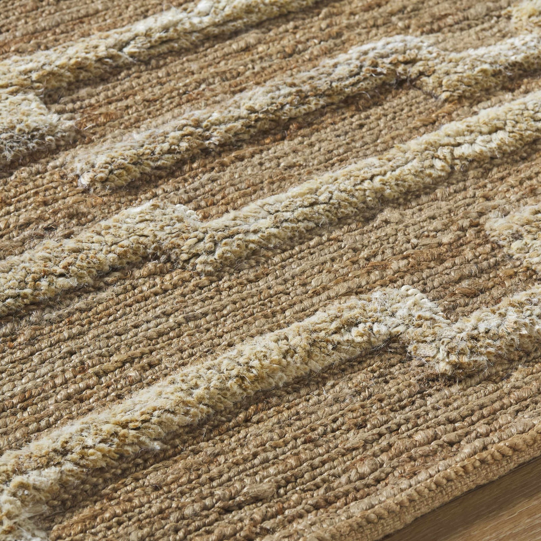 Miya Contemporary Brown And Beige Area Rug - The Rug Decor