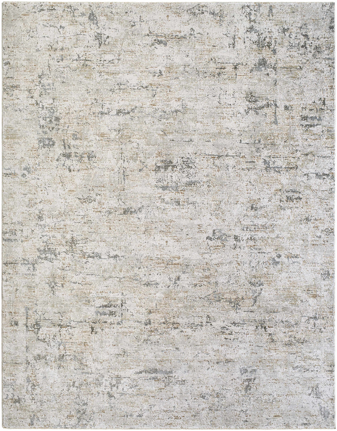 Meral Modern Abstract Design Beige And Gray Area Rug