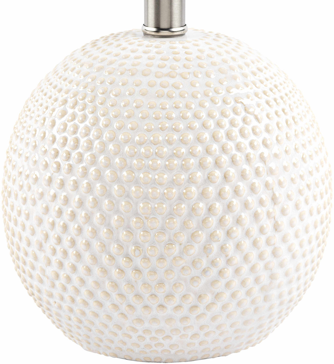 Manaloal Beige Textured Ceramic Table Lamp – Traditional Accent Light