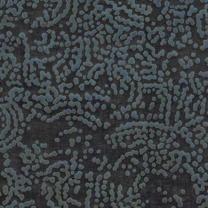 Minneapolis Modern Abstract Black And Gray Hand Knotted Wool Rug
