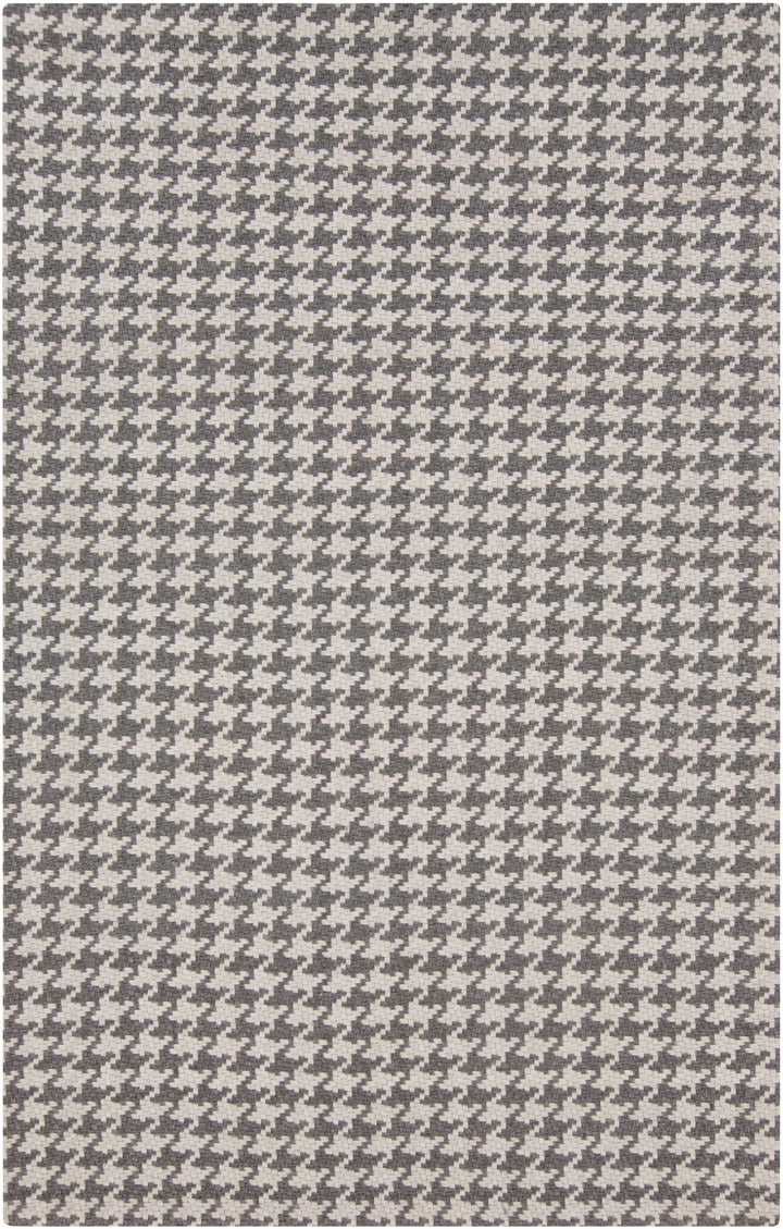 Moab Modern Style Gray Hand Woven Wool Area Rug
