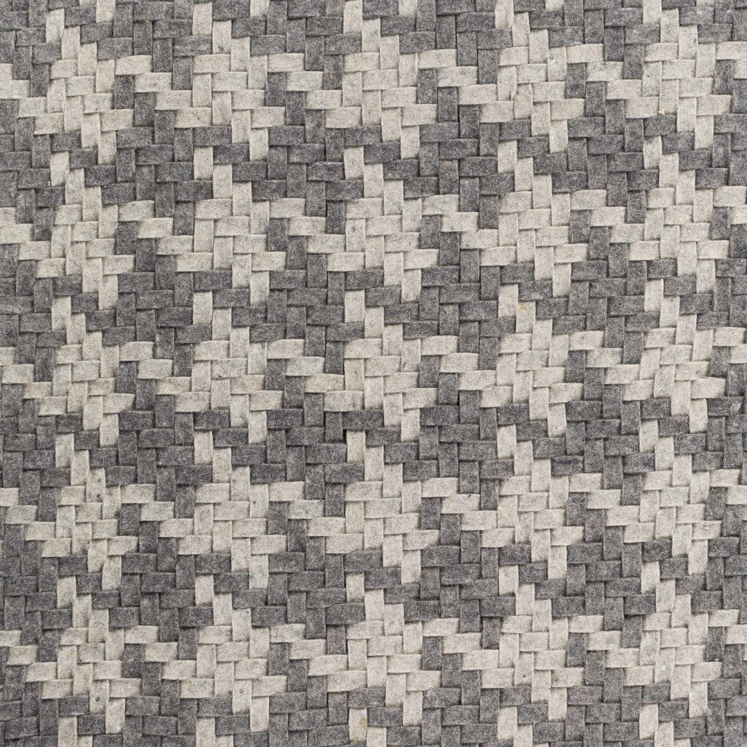 Moab Modern Style Gray Hand Woven Wool Area Rug - The Rug Decor