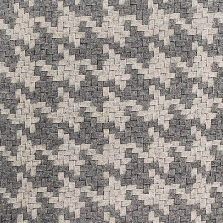 Moab Modern Style Gray Hand Woven Wool Area Rug - The Rug Decor